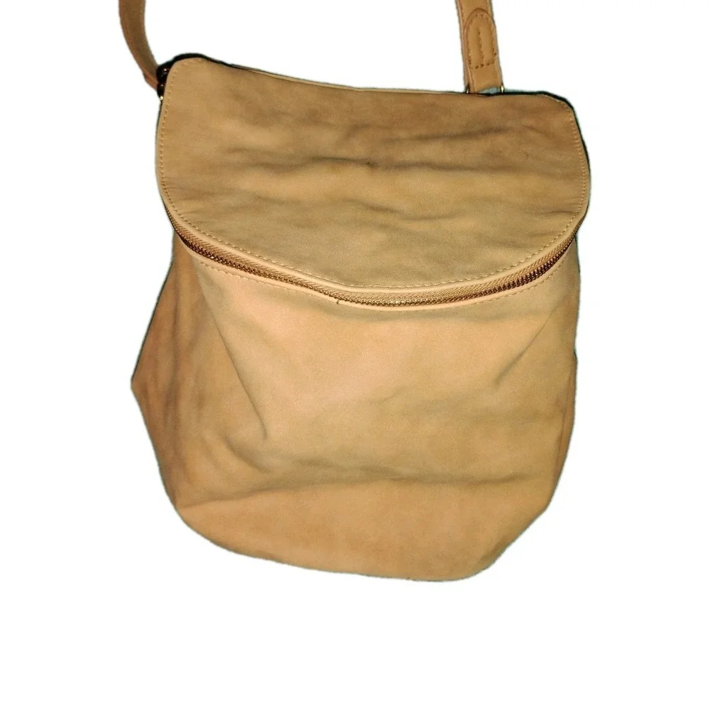 Universal Thread Goods Co. Handbag‎ Purse Womens Faux Leather Yellow Camel Brown